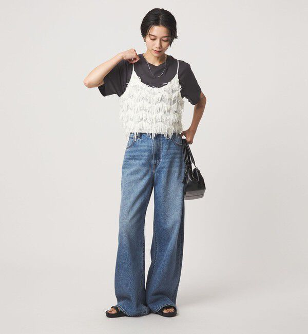 UNITED ARROWS green label relaxing「ファンシー ニット キャミソール」|キャミソール|