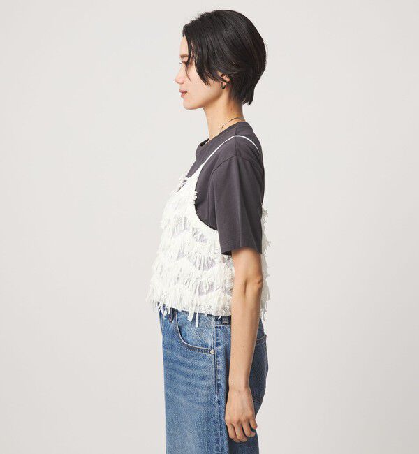 UNITED ARROWS green label relaxing「ファンシー ニット キャミソール」|キャミソール|