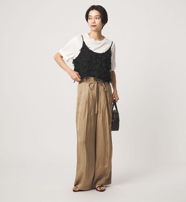UNITED ARROWS green label relaxing「ファンシー ニット キャミソール」|キャミソール|
