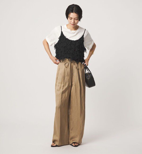UNITED ARROWS green label relaxing「ファンシー ニット キャミソール」|キャミソール|