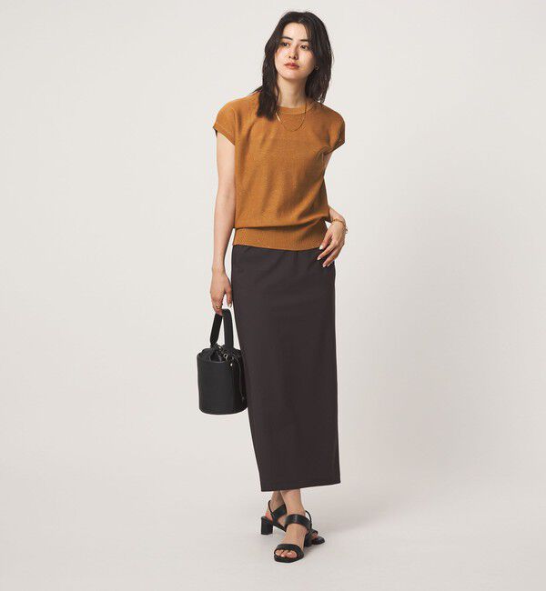 UNITED ARROWS green label relaxing「スパンコール ラメ ノースリーブ ニット」|ニット・セーター|
