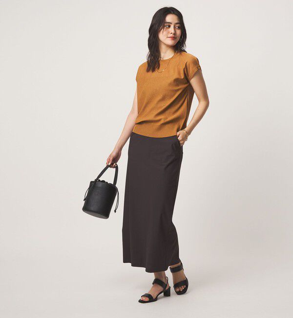 UNITED ARROWS green label relaxing「スパンコール ラメ ノースリーブ ニット」|ニット・セーター|
