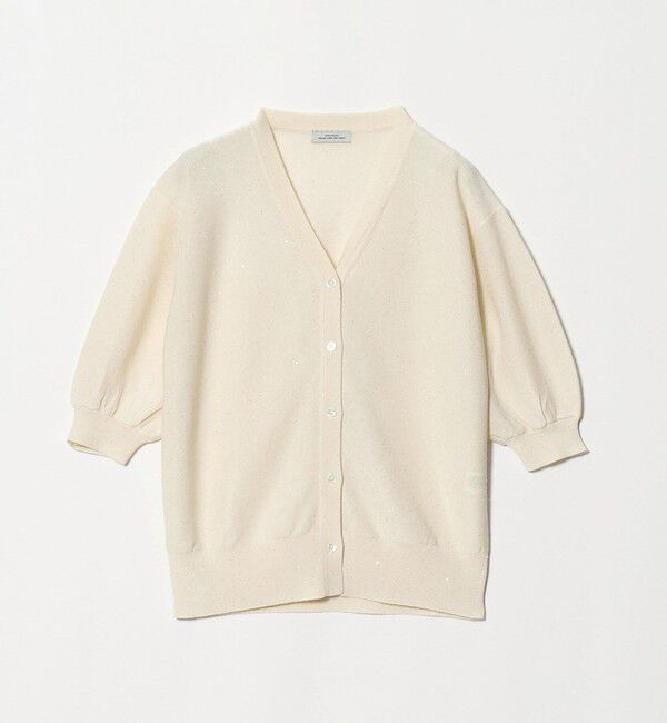 UNITED ARROWS green label relaxing「スパンコール ラメ Vネック ニット カーディガン」|カーディガン|