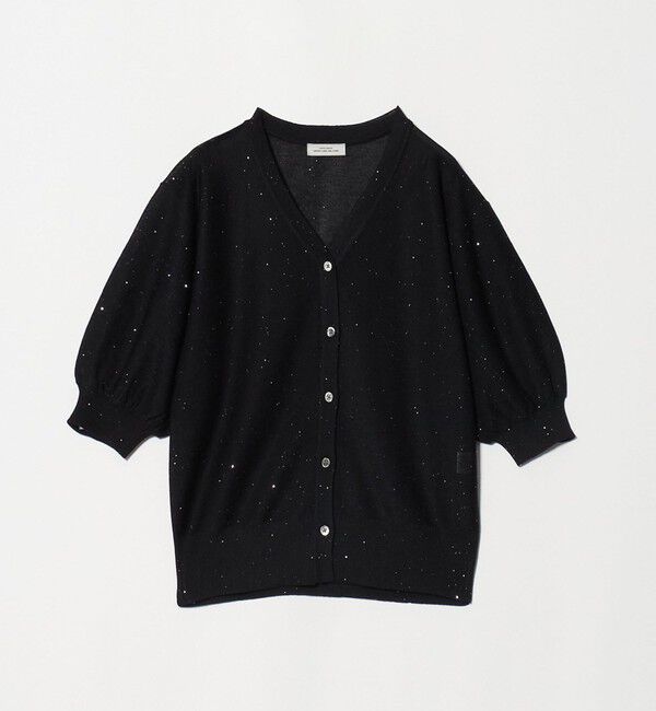 UNITED ARROWS green label relaxing「スパンコール ラメ Vネック ニット カーディガン」|カーディガン|