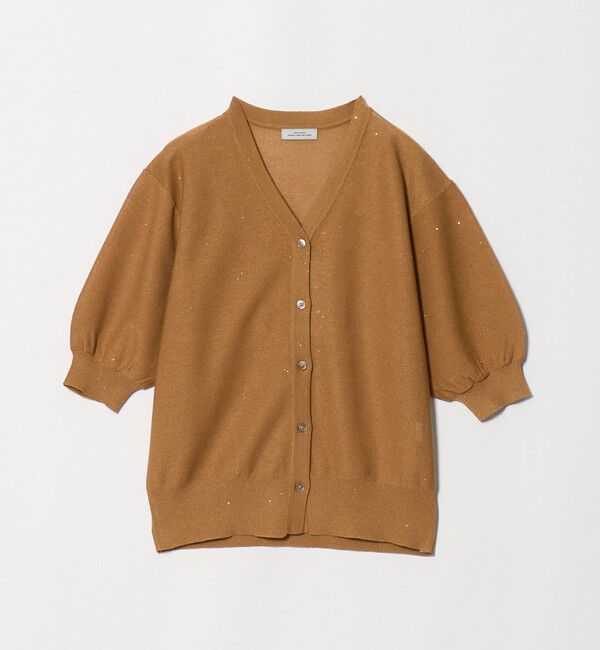 UNITED ARROWS green label relaxing「スパンコール ラメ Vネック ニット カーディガン」|カーディガン|