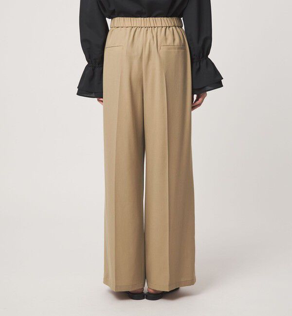 UNITED ARROWS green label relaxing「ボイル 2タック イージー ワイドパンツ マシンウォッシャブル 吸水速乾 通気性」|スラックス|