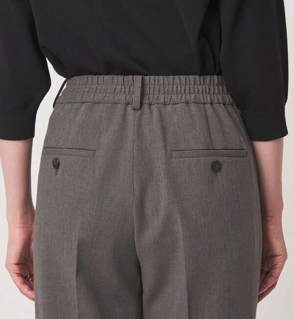 UNITED ARROWS green label relaxing「［size SHORT/TALLあり］ライト ダブルクロス テーパード パンツ」|スラックス|