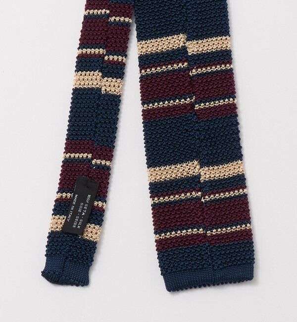 UNITED ARROWS green label relaxing「＜Bleck＞6.5cm ニット ボーダー1 ネクタイ ニットタイ」|ネクタイ・蝶ネクタイ|