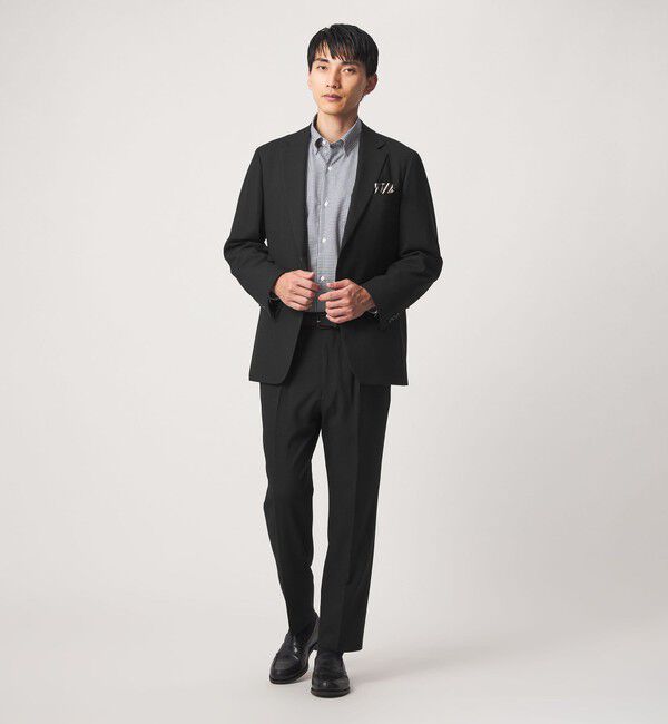 UNITED ARROWS green label relaxing「A+ リネンライク 2B リラックス セットアップ ジャケット -ストレッチ-」|テーラードジャケット|