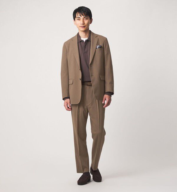 UNITED ARROWS green label relaxing「A+ リネンライク 2B リラックス セットアップ ジャケット -ストレッチ-」|テーラードジャケット|