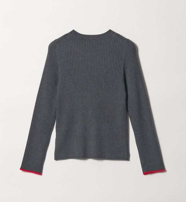 UNITED ARROWS green label relaxing「【WEB限定】＜at ease＞ソデサキ バイカラー プルオーバー ニット 2」|ニット・セーター|