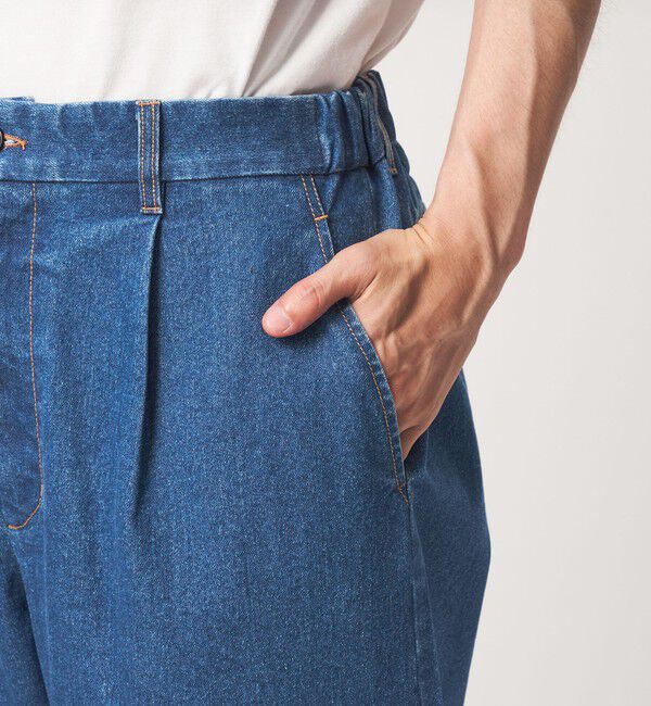 UNITED ARROWS green label relaxing「【別注/WEB限定】＜3/2 WORKS＞GLR ワイド デニム パンツ」|デニム|