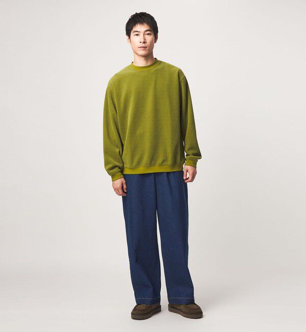 UNITED ARROWS green label relaxing「【別注/WEB限定】＜3/2 WORKS＞GLR ワイド デニム パンツ」|デニム|