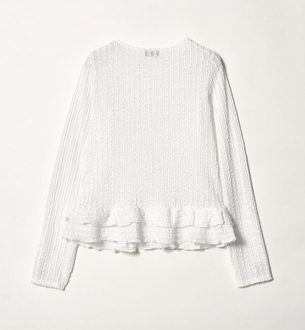 EMMEL REFINES「＜EMMEL REFINES＞EM スソティアード フリル プルオーバー」|Tシャツ・カットソー|