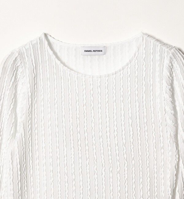 EMMEL REFINES「＜EMMEL REFINES＞EM スソティアード フリル プルオーバー」|Tシャツ・カットソー|