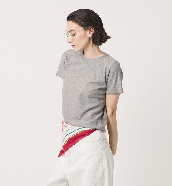 BEAUTY&YOUTH UNITED ARROWS「コットンポリエステル ラメ ショートスリーブ カットソー」|Tシャツ・カットソー|