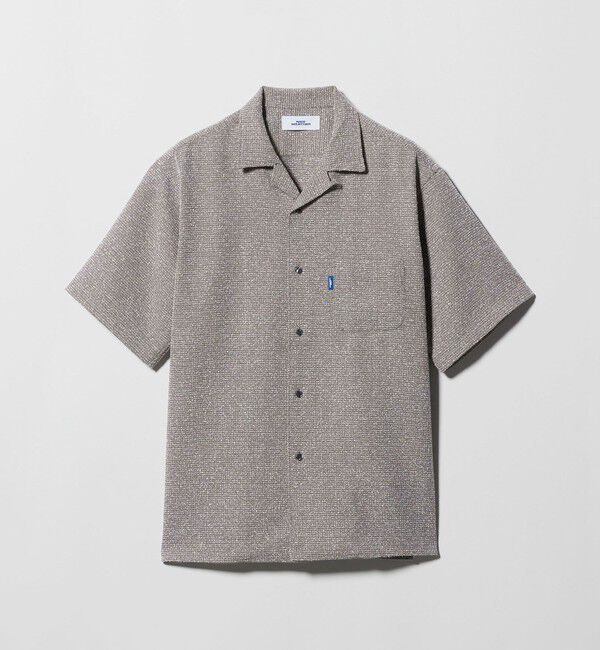 NICE WEATHER「＜NICE WEATHER＞チェックオーバー ショートスリーブ シャツ」|シャツ・ブラウス|