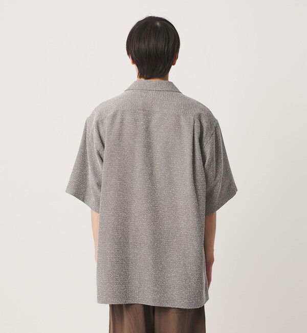 NICE WEATHER「＜NICE WEATHER＞チェックオーバー ショートスリーブ シャツ」|シャツ・ブラウス|