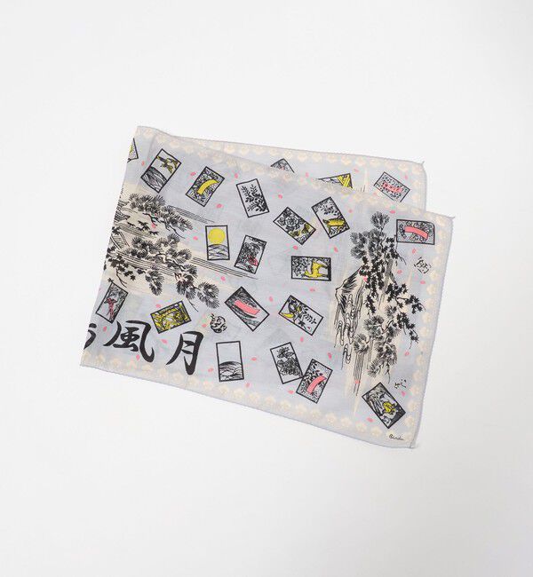 BEAUTY&YOUTH UNITED ARROWS「【別注】＜BINDU＞花鳥風月 花札 手ぬぐい」|バンダナ・スカーフ|