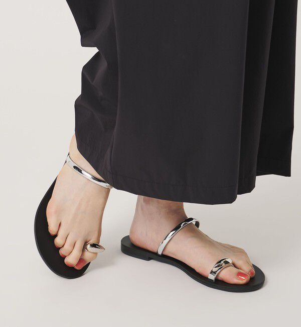 BEAUTY&YOUTH UNITED ARROWS「＜NICOLAS LAINAS＞サムリング サンダル」|サンダル|BLACK
