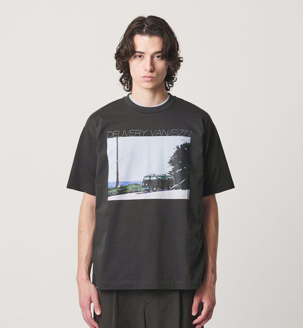 BEAUTY&YOUTH UNITED ARROWS「【別注】＜EIZIN SUZUKI＞DELIVERY VAN プリント Tシャツ」|Tシャツ・カットソー|