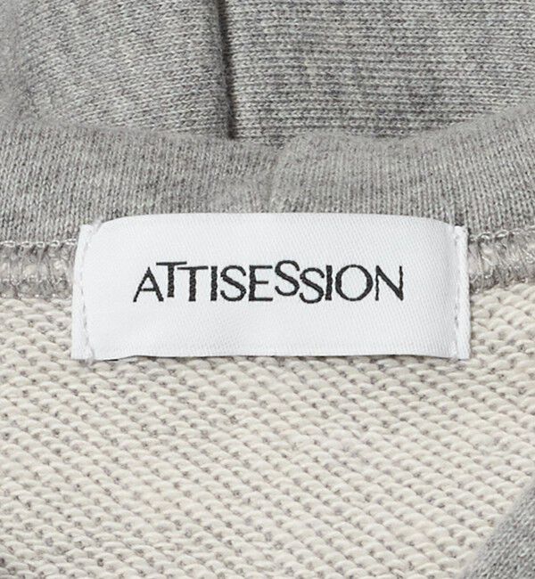 ATTISESSION「＜ATTISESSION＞ヴィンテージライク スウェット ジップフーディー」|カーディガン|