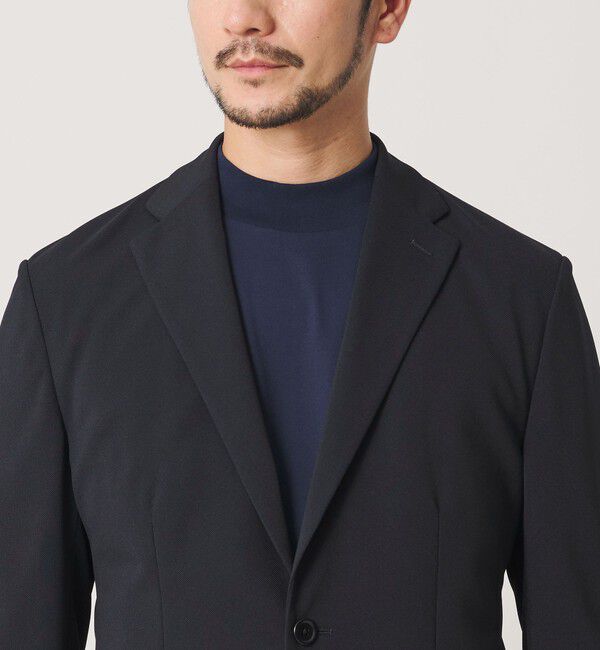 BEAUTY&YOUTH UNITED ARROWS「【WEB限定 WARDROBE SMART】エアリーピケ ジャージ 2B ジャケット」|テーラードジャケット|