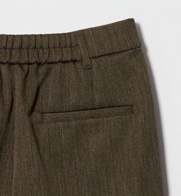 BEAUTY&YOUTH UNITED ARROWS「ツイードライク レイヤータック ワイドパンツ ウォッシャブル」|その他|