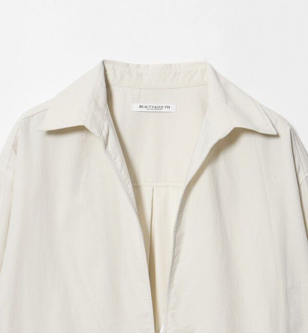 BEAUTY&YOUTH UNITED ARROWS「コットンコーデュロイ スキッパーチュニック」|シャツ・ブラウス|