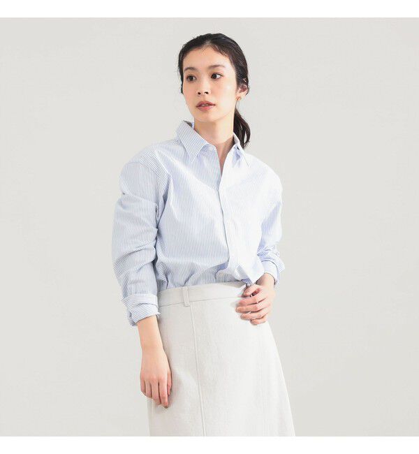Demi-Luxe BEAMS 「AK+1 / コットン オックス シャツ」|シャツ・ブラウス|