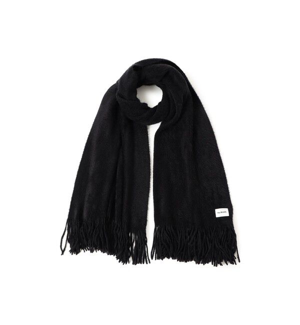 Ray BEAMS 「無地 カラー ロング マフラー26」|マフラー|BLACK
