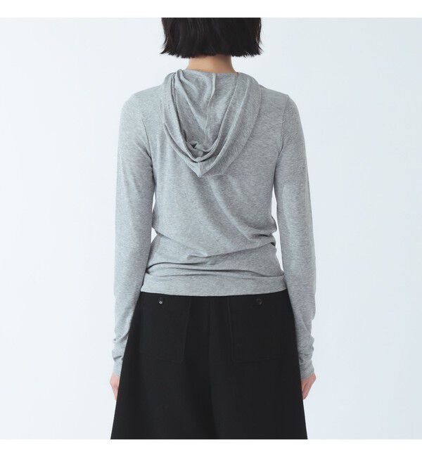 Ray BEAMS 「リブ ヘンリーネック フーディー」|Tシャツ・カットソー|