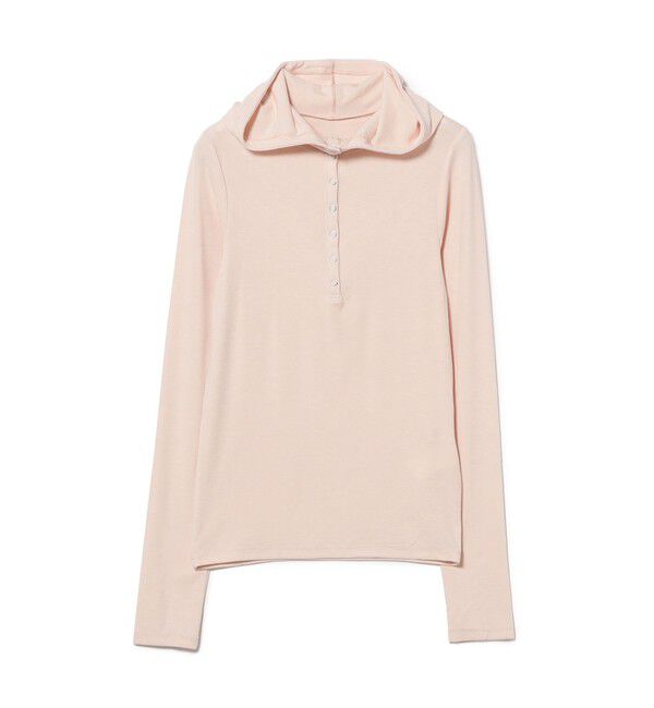 Ray BEAMS 「リブ ヘンリーネック フーディー」|Tシャツ・カットソー|