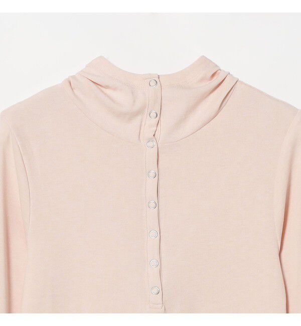 Ray BEAMS 「リブ ヘンリーネック フーディー」|Tシャツ・カットソー|