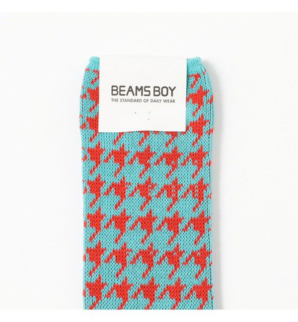 BEAMSBOY「ハウンドトゥース ソックス」|ソックス|