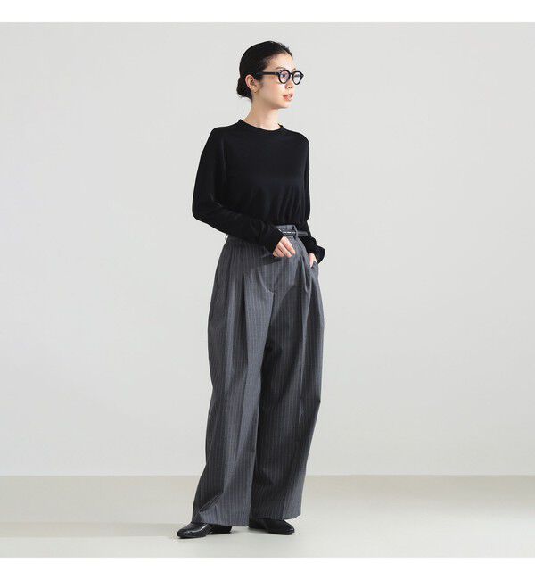 Demi-Luxe BEAMS 「WRAPINKNOT / オーバーサイズ ロングスリーブ Tシャツ」|Tシャツ・カットソー|