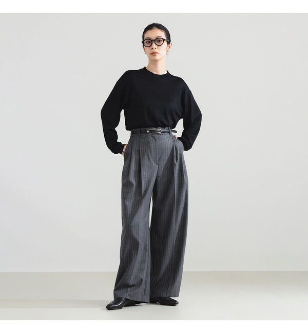 Demi-Luxe BEAMS 「WRAPINKNOT / オーバーサイズ ロングスリーブ Tシャツ」|Tシャツ・カットソー|