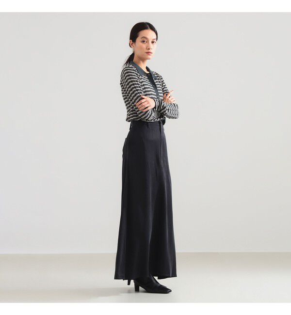 Demi-Luxe BEAMS 「【別注】BATONER &times; Demi-Luxe BEAMS / ポロ ボーダー カーディガン」|カーディガン|