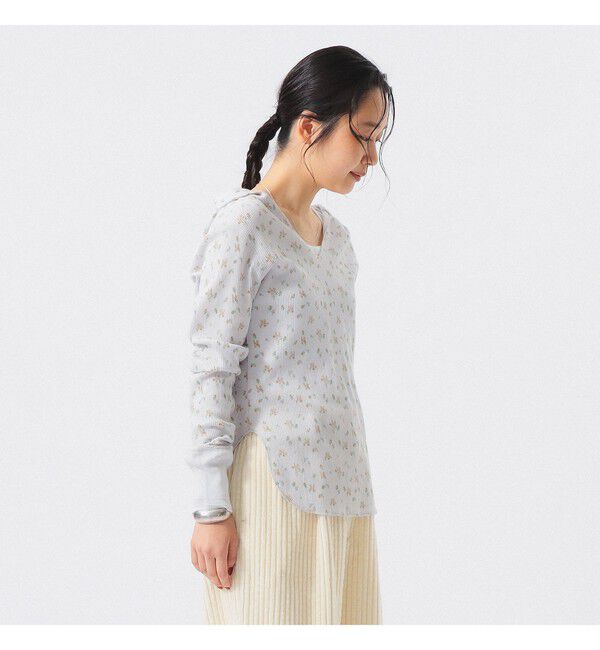 BEAMSBOY「フラワー サーマル パーカー」|Tシャツ・カットソー|