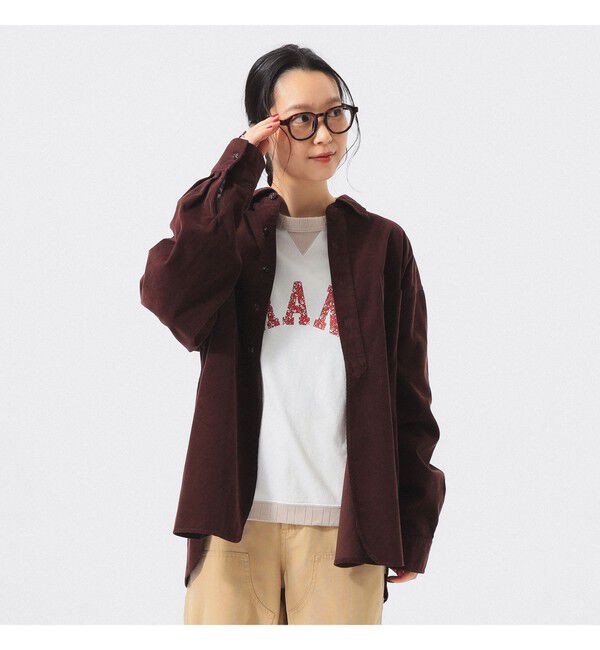 BEAMSBOY「コード ワーク シャツ」|シャツ・ブラウス|BROWN