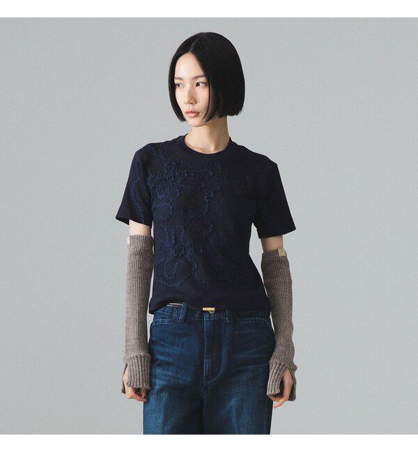 BEAMSBOY「【別注】Orfeo &times; maturely / サーマル テープ ショートスリーブ」|Tシャツ・カットソー|NVY/NVY