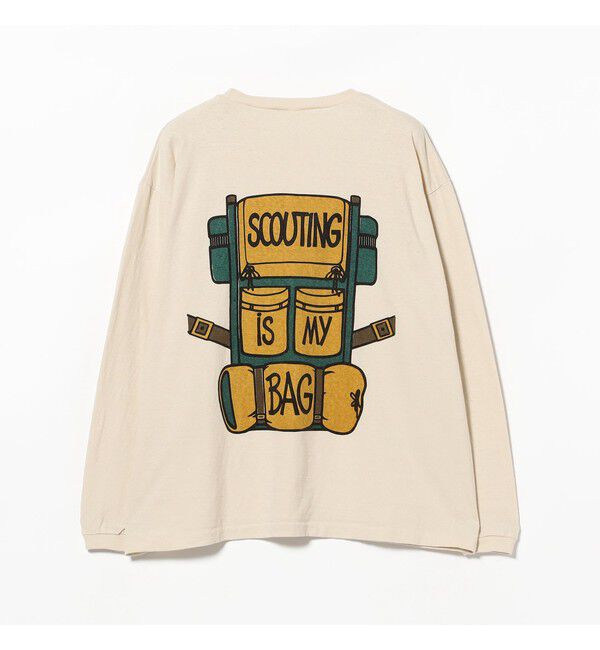 BEAMSBOY「【別注】WAREHOUSE & CO. / プリント ロングスリーブ Tシャツ」|Tシャツ・カットソー|