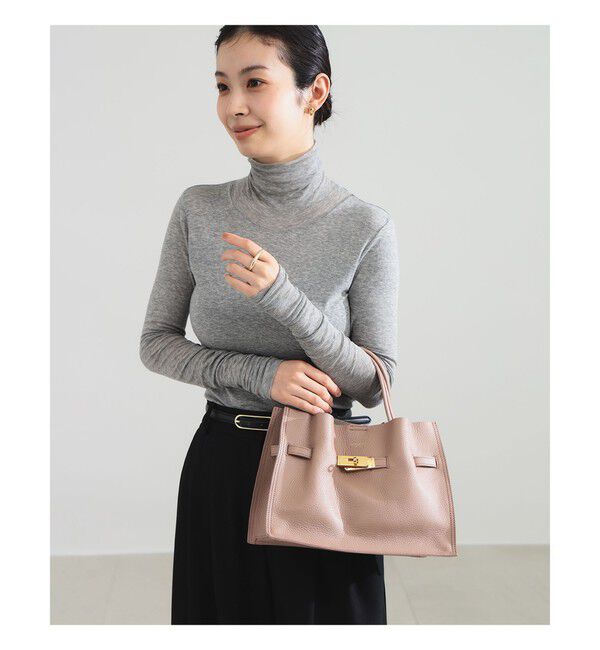 Demi-Luxe BEAMS 「VIOLAd&rsquo;ORO / TRERO シュリンク クロア トートバッグ M」|トートバッグ|PINKBEIGE/GREY