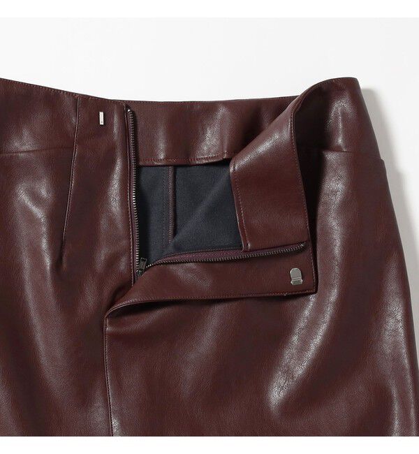 Demi-Luxe BEAMS 「【CLASSY.10月号掲載】AK+1 / フェイクレザー スカート」|スカート|