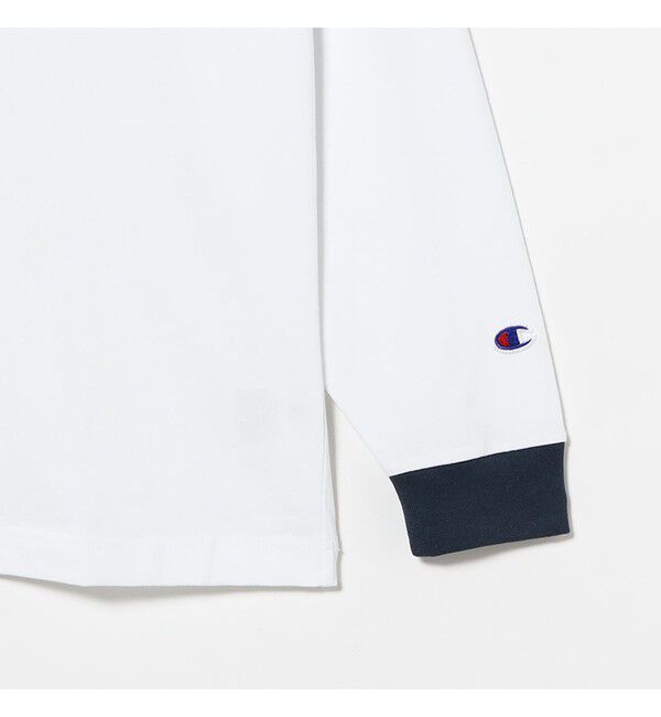 BEAMSBOY「【別注】Champion / BOYロゴ リンガーTシャツ」|Tシャツ・カットソー|