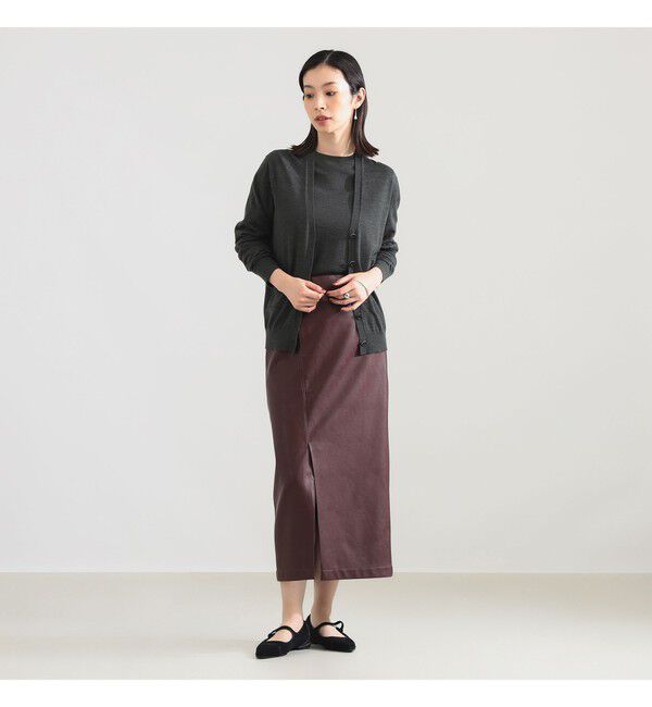 Demi-Luxe BEAMS 「AK+1 / 16ゲージ Vネック カーディガン」|ニット・セーター|