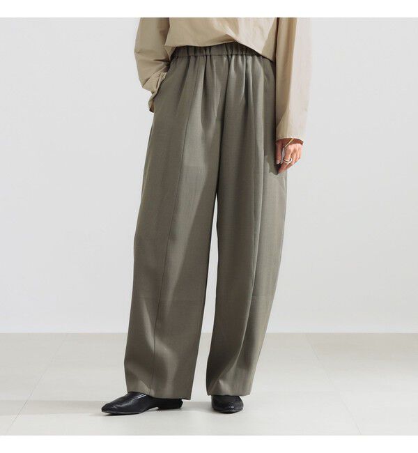 Demi-Luxe BEAMS 「イージー バレル パンツ」|その他|BROWN