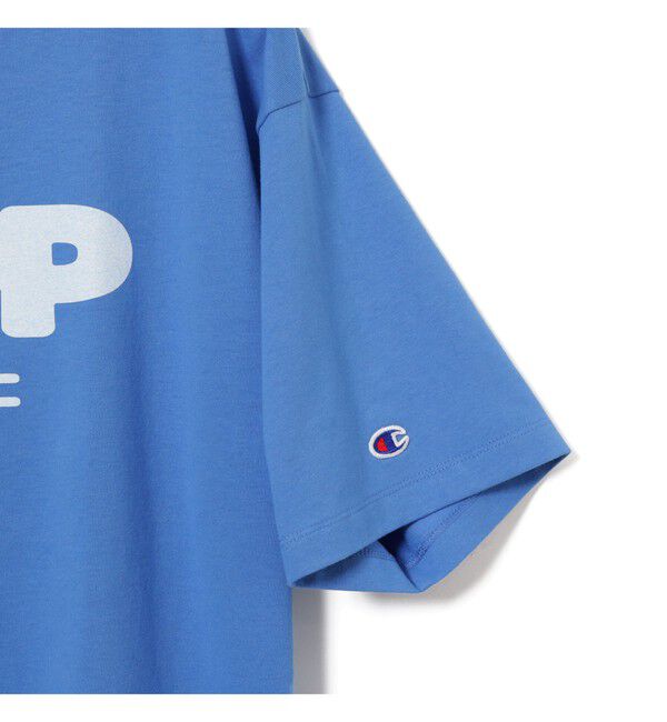 BEAMS「BEAMS｜【別注】Champion / Music T-Shirt｜サステナブル｜製品洗い加工」|Tシャツ・カットソー|