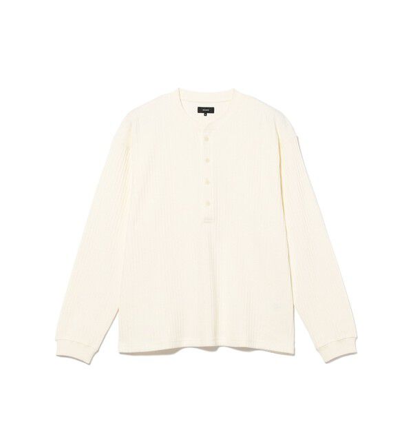 BEAMS「ヘンリーネック Tシャツ」|Tシャツ・カットソー|OFF_WHT