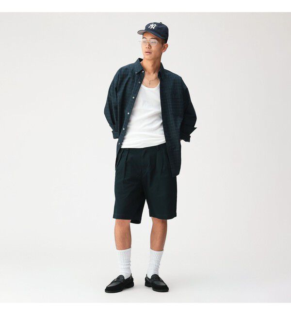 BEAMS「2プリーツ チノ ショーツ【ワイドフィット】」|その他|